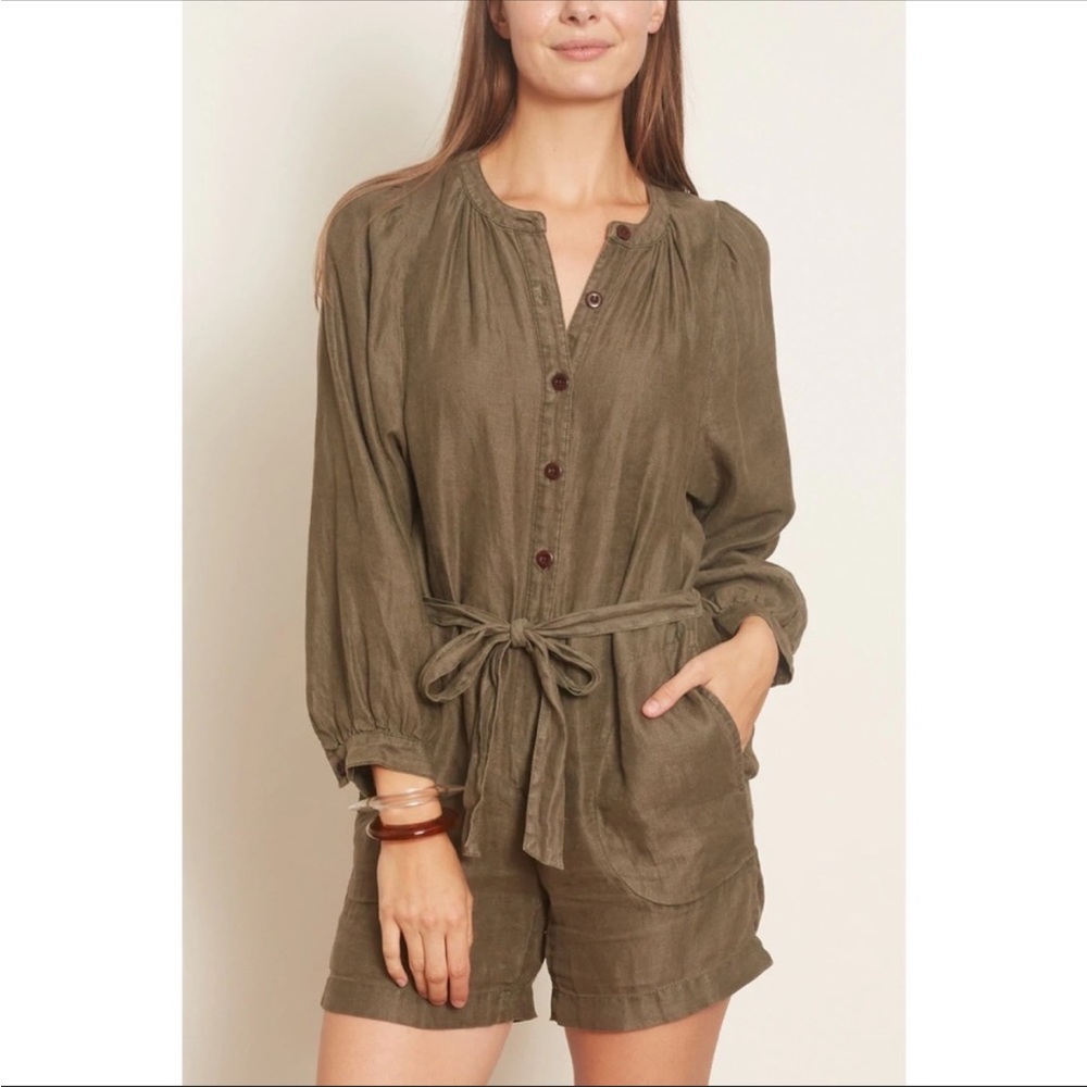 Alex Mill Linen Playsuit Romper